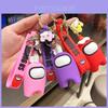 Cute Among Us Keychain Silicone Cartoon Accessory Perfect For Gifting And Collecting
