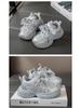Girls' Soft Sole Sneakers 2025: Spring/Autumn Casual Shoes for Students, Ages 6-12.