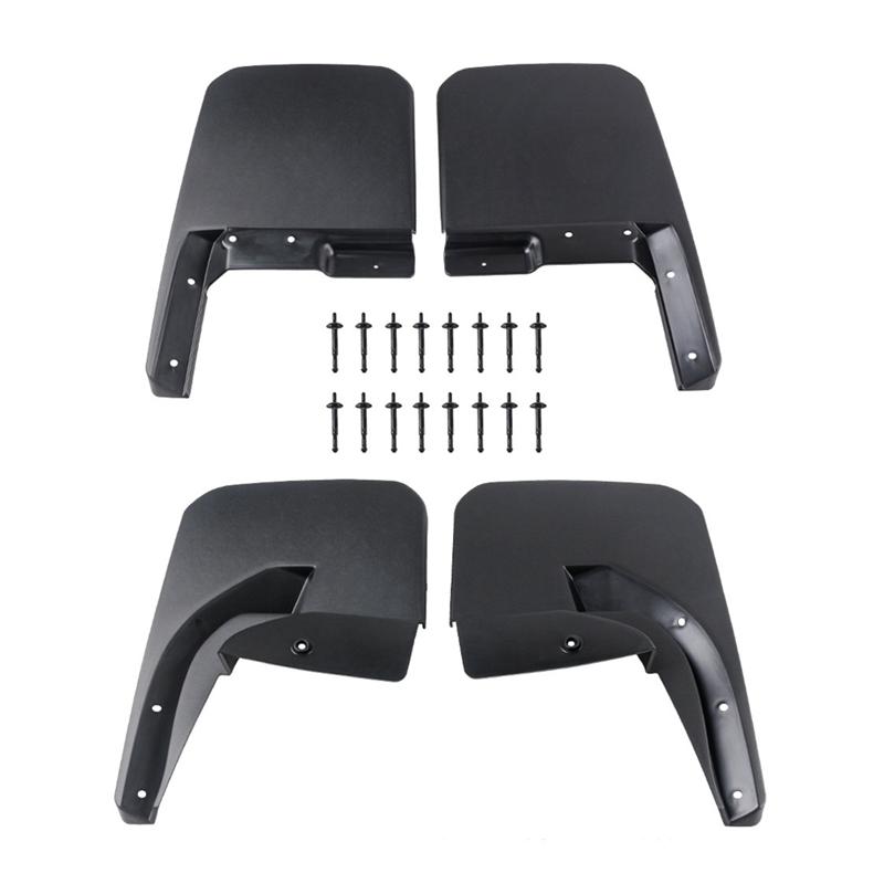 Mud Splash Guard Kit Front& Rear Fender Flares Mud Flaps For Jeep Wrangler JL 2018-2024