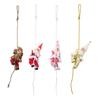 Cute Santa Claus Doll With Climbing Rope Christmas Pendant Household Wall Window Xmas Tree Decorations New Year Party Ornaments