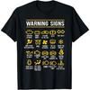 Warning Signs 101 Funny Car Mechanic T-Shirt