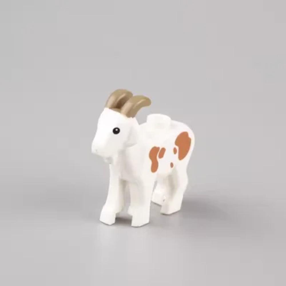 Animal Building Blocks City Small Large Ornaments Panda Dog Sheep Pig Cow Zoo Deer Mount Crocodile Tiger Wolf Eagle Boy Gift Toy