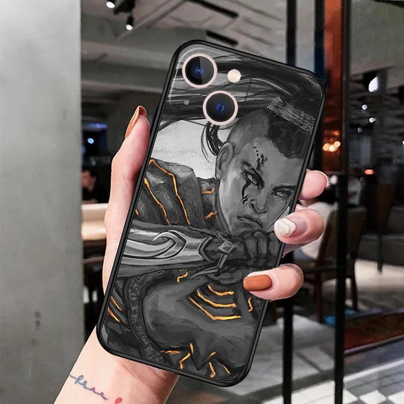 

Чехол для мобильного телефона Apple IPhone15ProMax, роскошный чехол для мобильного телефона в японском стиле «Самурай», окрашенный и устойчивый к падениям Huawei Three iPhone 16 Plus