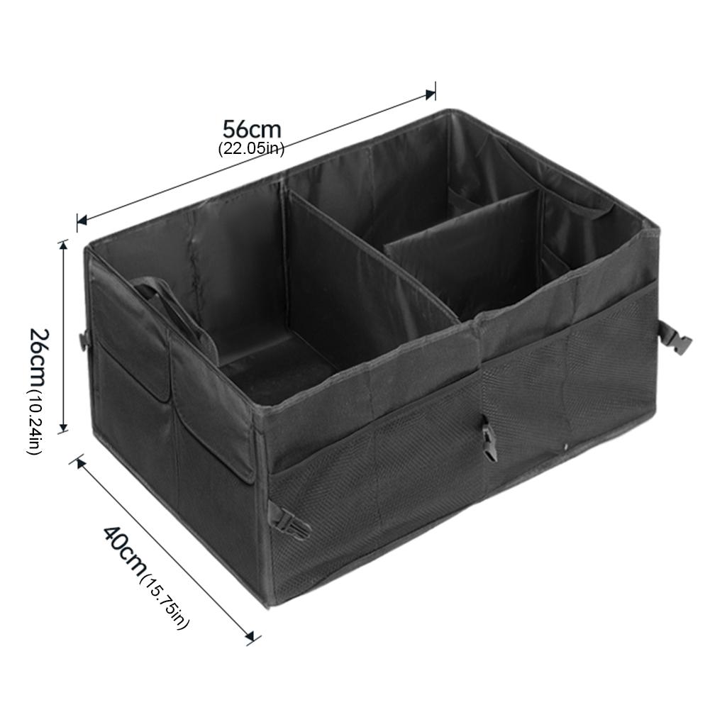 Big Capacity Car Storage Box Collapsible Car Trunk Storage Bag Multi-Compartments Folding Container Organizer Trunk Storage Tool