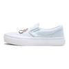 Vans Slip-On Series Low Top Kids Skate Shoes Light Blue Rainbow Kids Sneaker VN0A4BUT34C