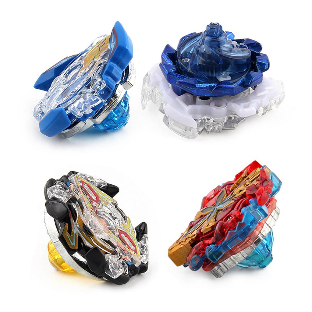 Gyro Toy Set 4 In 1 Excellent Balance Strong Impact Resistance Battling Top with Handle Launcher