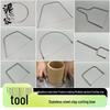 Large U-Shaped All-Steel Ceramic Clay Cutting Bow with Wire