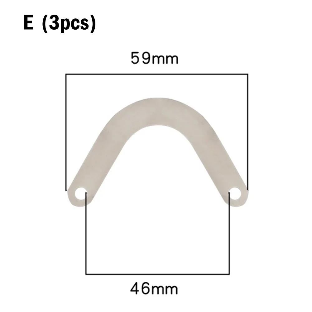3Pc Silent Oil-Free Valve Plate Cylinder Head Plate Iron Sheet For Air Compressor Pump Head Belt Piston Machine Power Tool Parts