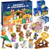 Children's Christmas Advent Calendar 2025, 24-Day Building Block Set, Christmas Gift
