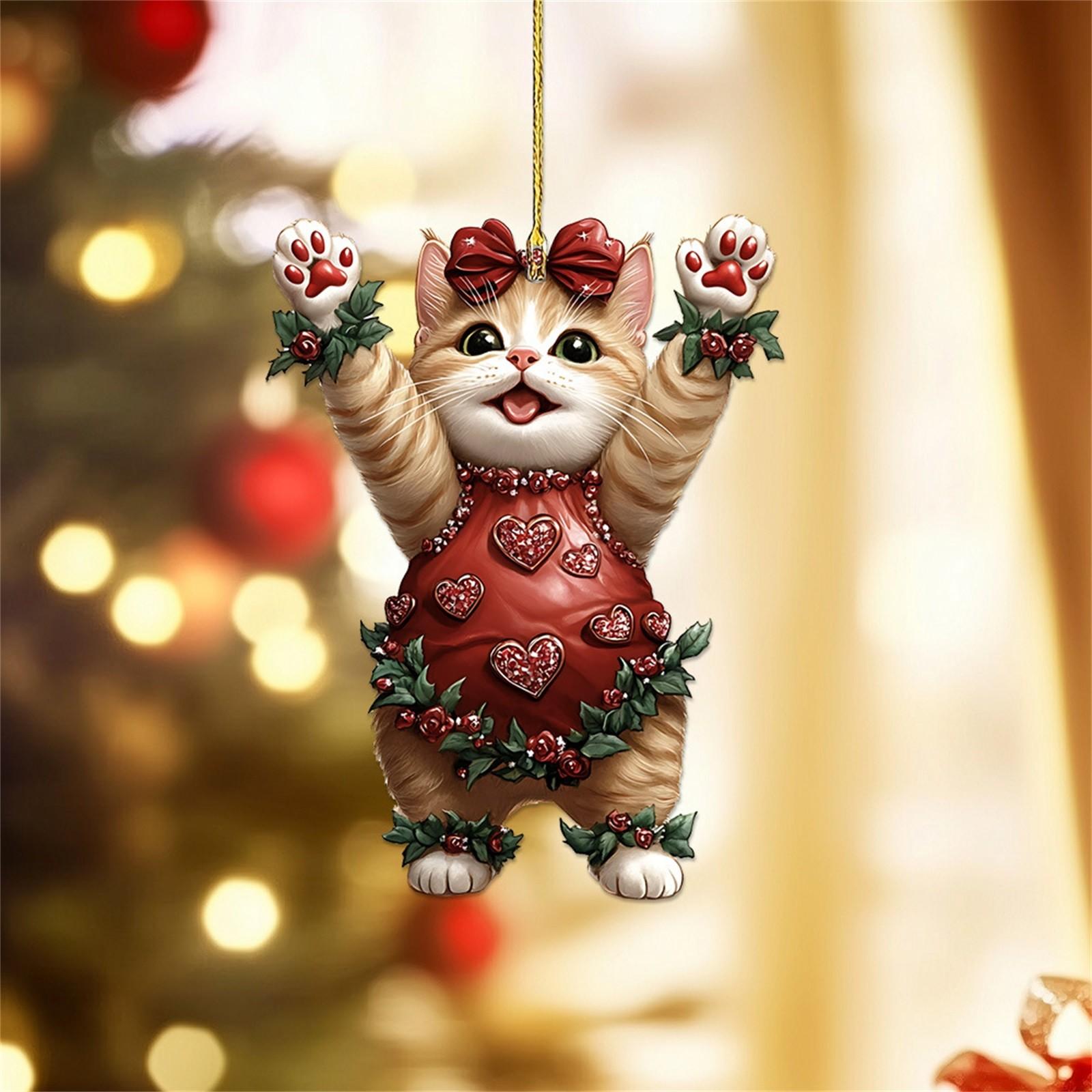 

Акриловая подвеска «Любовь» в виде розы ко Дню святого Валентина, праздничные подарки, подвеска в виде автомобиля или самолета, украшения для рождественской елки One Size