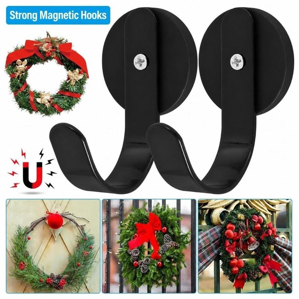 Metall Magnetischer Haken Schwerlast Blumenkranz Haken Magnetischer Aufhängehaken Metallregal