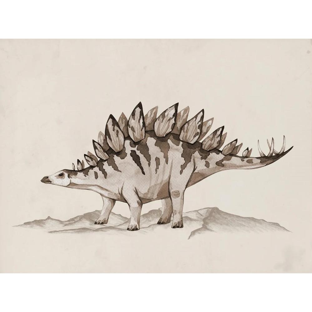 Vintage Dinosaur Chart Posters Extinct Animals Science Educational Prints Canvas Painting Wall Art Pictures Home Boy Room Decor