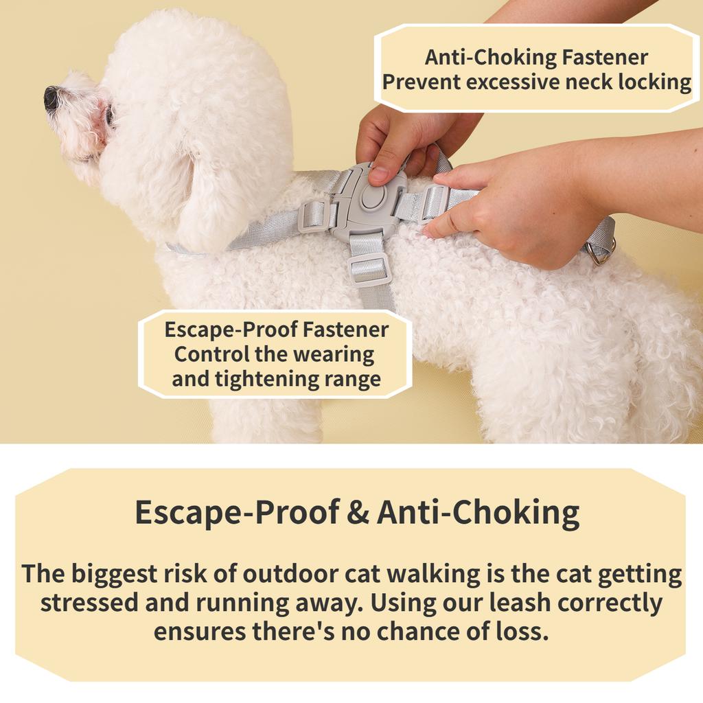 Quick Release Dog Harness Leash No Pull Pet Harness Adjustable Soft Harness For Small Medium Dog Pet Walking Chihuahua