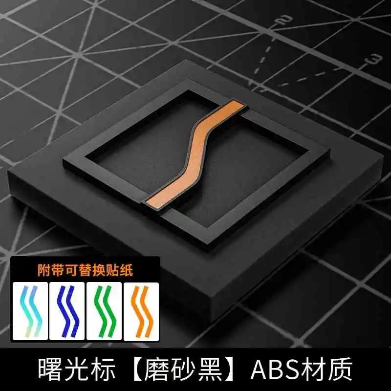 For ZEEKR 001 X 007 7X 009 Black Badge Front Rear Badge Blackened Modification Accessories