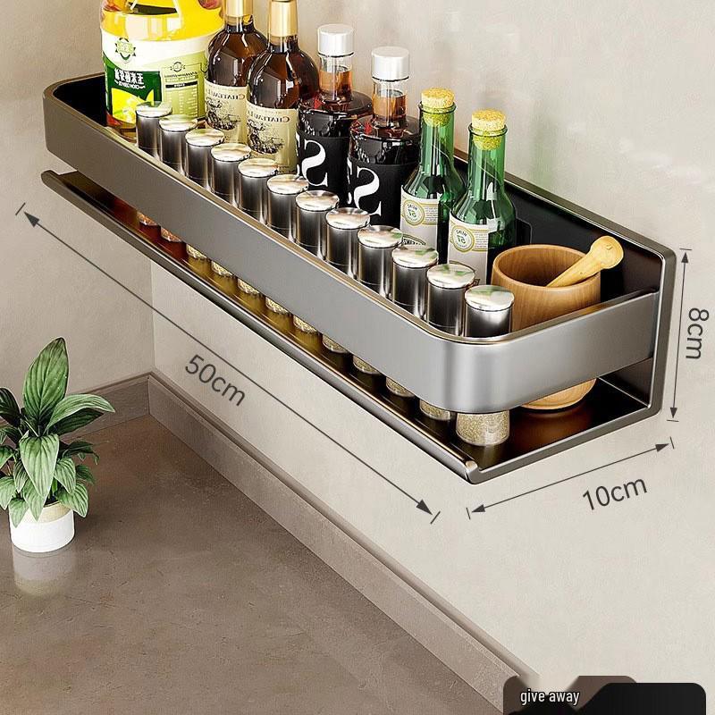 Zonder boren Wandmontage Keuken Opbergrek voor Kruiden