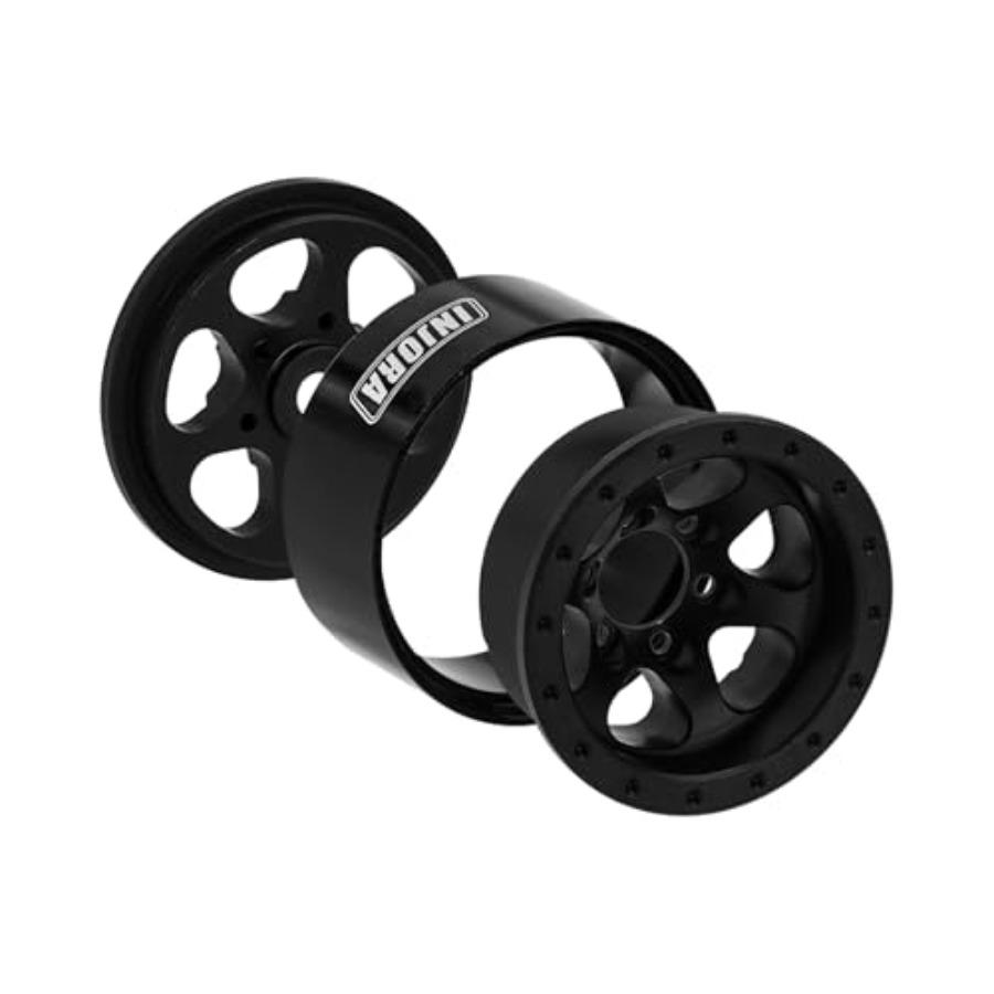1.0 Aluminium Beadlock Wheel Rim for 4M Ascent18 SCX24 FCX24 1/24 1/18 RC Crawler Upgrade