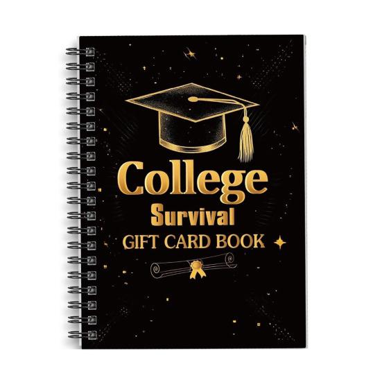Livro de Cartões de Presente para Formatura Universitária com Envelopes para Dinheiro Cartões de Folha Solta de 24 Páginas Porta-Dinheiro Porta-Dinheiro Criativo para Estudantes Lembrança Pensada