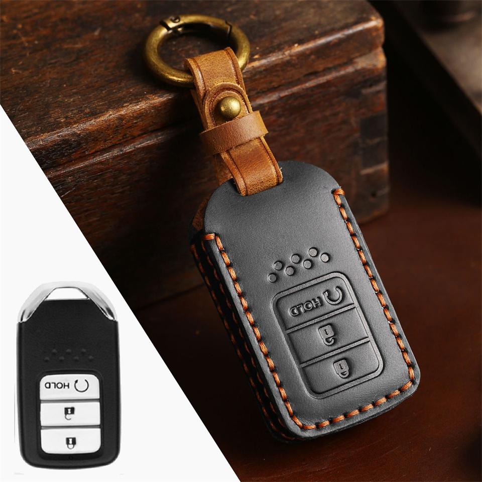 Car Key Case Key Shell Set for Honda CR-V ACCORD ODYSSEY CIVIC Ect All-inclusive Protection Keychain Accessories Holder Shell