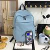 Schoolbag1011 new Korean version ooowl nylon junior high school student bag college style backpack travel bag outdoor backpack bag