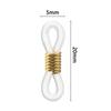 50 PCs Adjustable Anti-Slip Eyeglass Chain Ends Retainer Rubber Glasses Ring Strap Spectacle End Connectors Eyewear Accessories