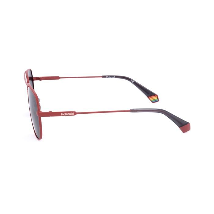 Lunettes De Soleil Polaroid PLD 6195/S/X 58/15/145 0Z3 MATTE RED STAINLESS STEEL UNISEX PLD SUN PLD 6195/S/X 0Z3 58 15 145