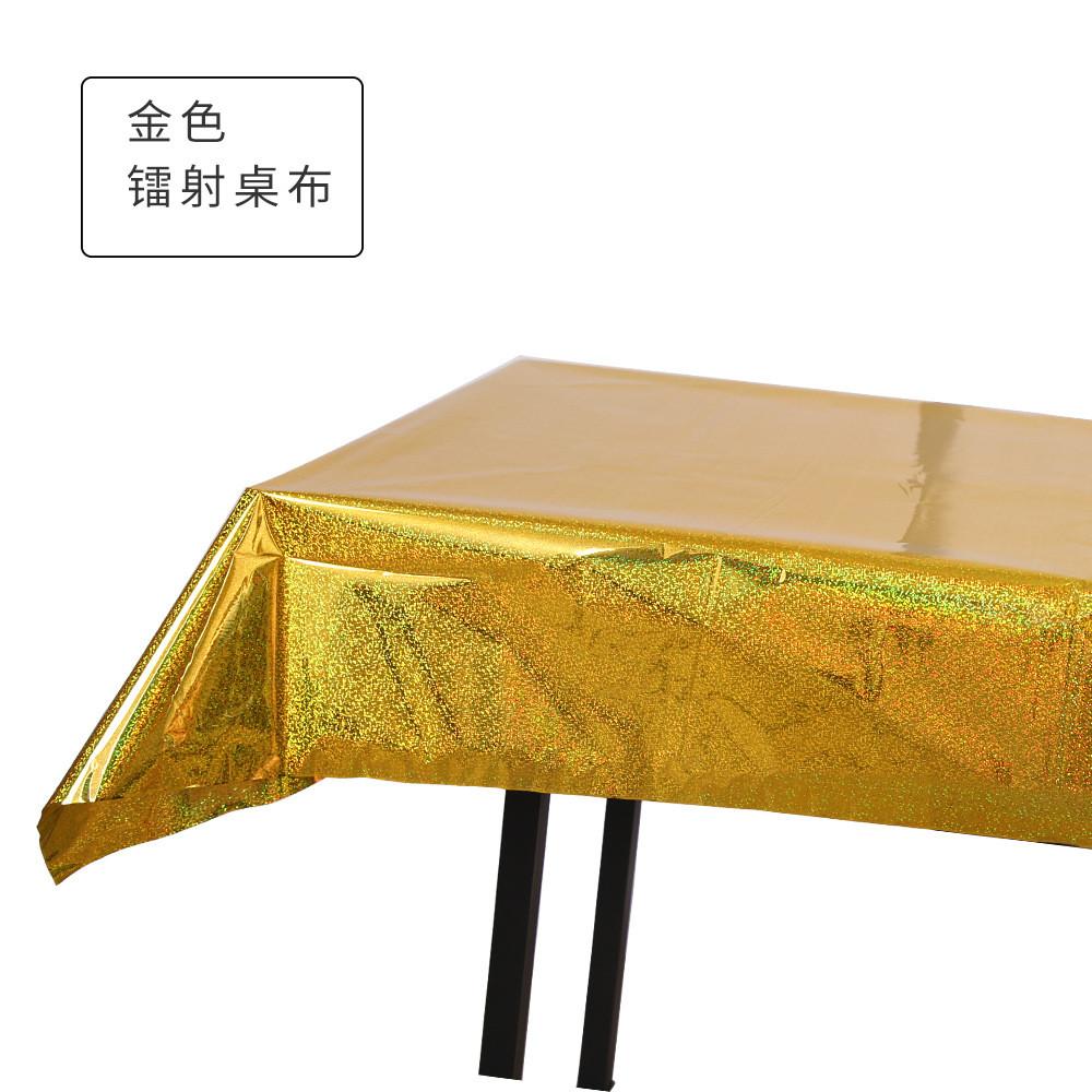 Elegant Birthday Party Tablecloth In Stunning Rose Gold For Wedding Celebrations And Festive Events