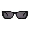 Dior Occhiali da sole quadrati oversize con decorazione logo da donna neri MISSS1FXR_10A0