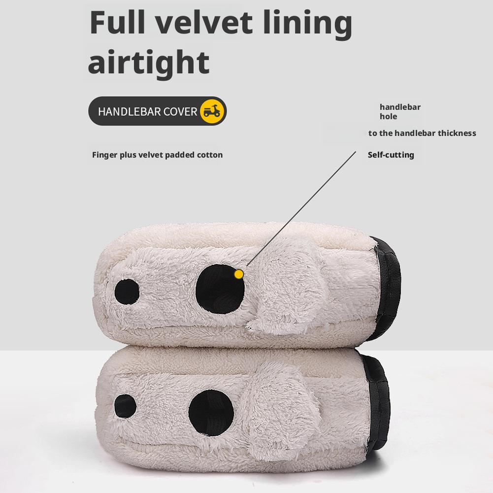 Zimní fleecové návleky na řídítka motocyklu Vybavení Palčáky Teplejší rukavice Vodotěsné návleky na ruce Kryt řídítek jízdního kola Kryt ruky