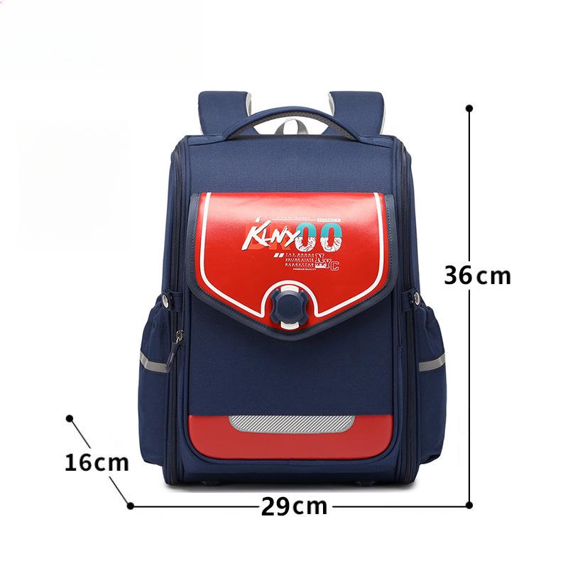 British-style Backpack for Primary School Students, Universal, Load-reducing, Back-protecting, Waterproof, Large-capacity, Expandable Backpack