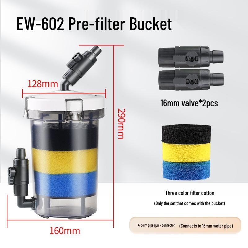 Sen Sen Jia Lu External Transparent Aquarium Pre-filter Bucket