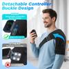 APP Detachable Controller Shoulder Massager,Cordless Heating Vibration Massage Belt,Knee Pad Shoulder Brace,Muscle Joint Relax