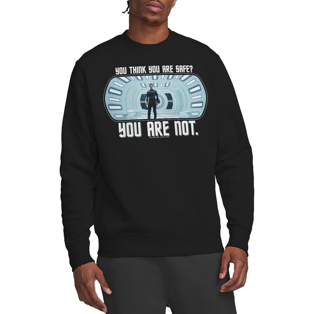 Star Trek: Into Darkness Unisex Adult Not Safe Sweatshirt
