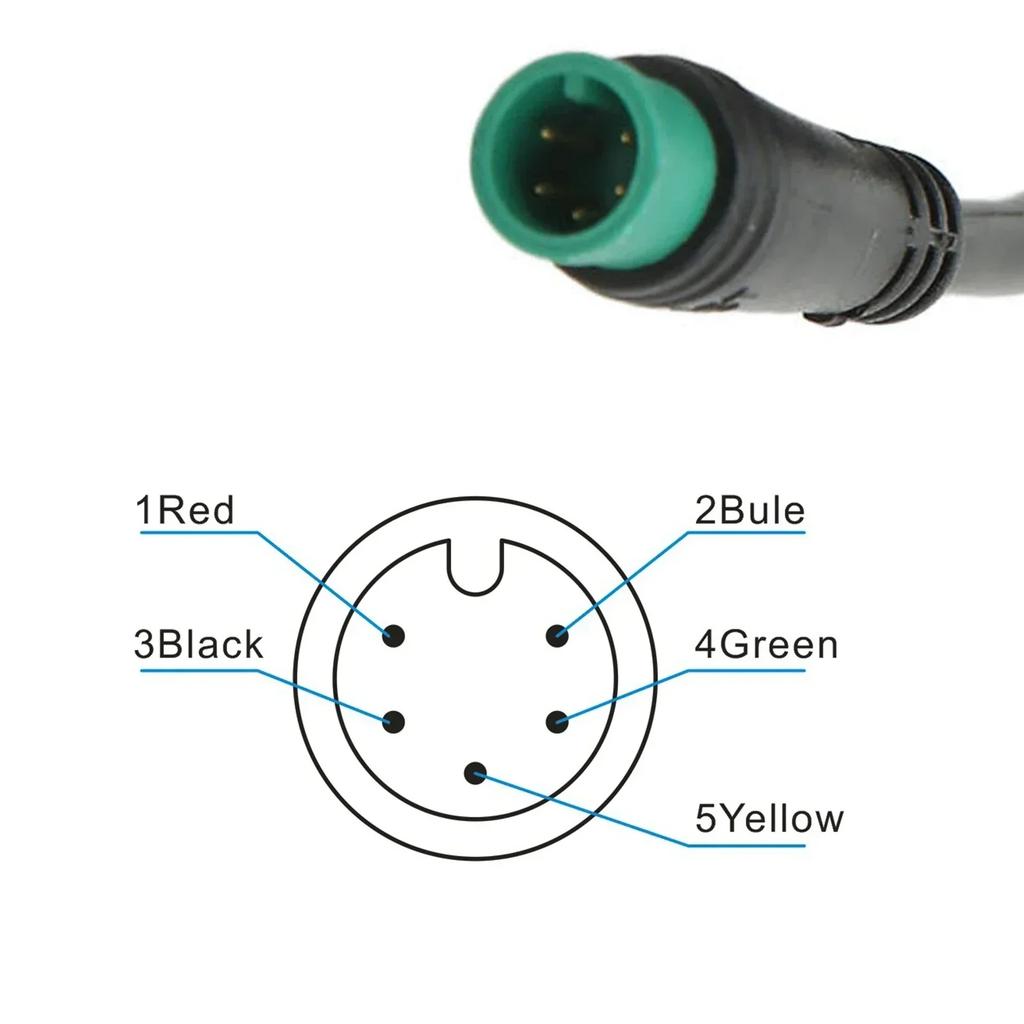 Electric LCD Display 24V 36V 48V 60V 5 Pin Waterproof Scooter LCD Panel Screen for 31.8mm 22.2mm Handlebars