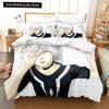Fashion Anime A Certain Scientific Accelerator Bedding Set Single Twin Full Queen King Size Bed Set Adult Kid Bedroom Duvetcover