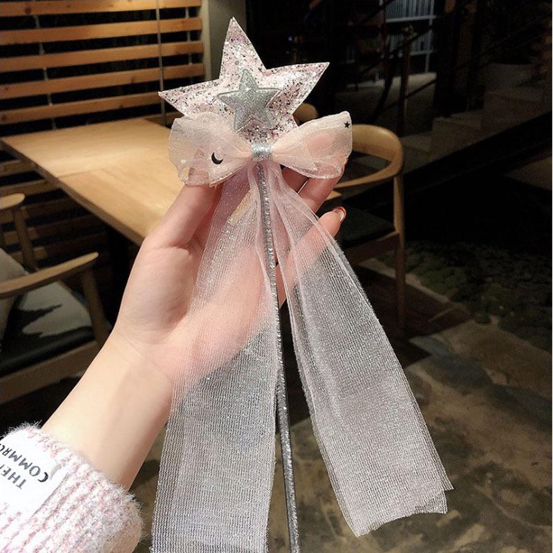 Starry Sky Baby Birthday Crown & Wand Set - Girls' Hair Accessories & Performance Props