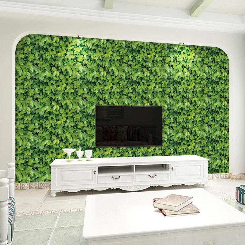 Tapet Autoadeziv Frunză Verde Mural Plantă Verde Perete Fundal Living Decorare Casă Materiale de Construcție Tapet