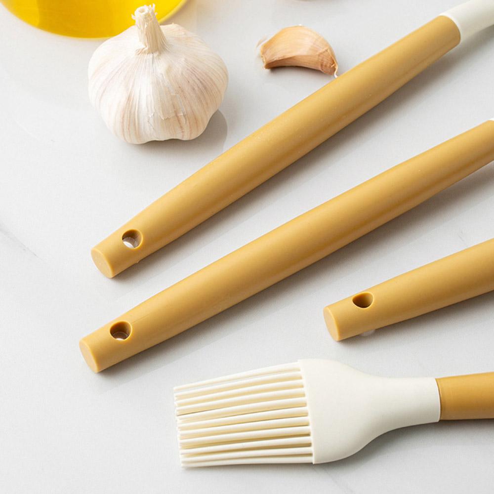 12Pcs Silicone Cooking Utensils Set PP Handle Kitchen Cooking Tool Non-stick Cookware Spatula Shovel Egg Kitchenware Beaters