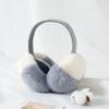 Two Tone Faux Fur Ear Warmers Windproof Thermal Ear Covers Plush Earmuffs  Winter Season