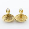 Chanel COCO Mark Earring Plated Gold 30g Women Used