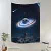 Astronaut Space Pattern Printed Tapestry Home Wall Decoration Tapestry Bedroom Living Room Tapestry