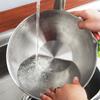 Rührschüssel aus Edelstahl, zum Kneten von Teig, Salat, Kochen und Backen