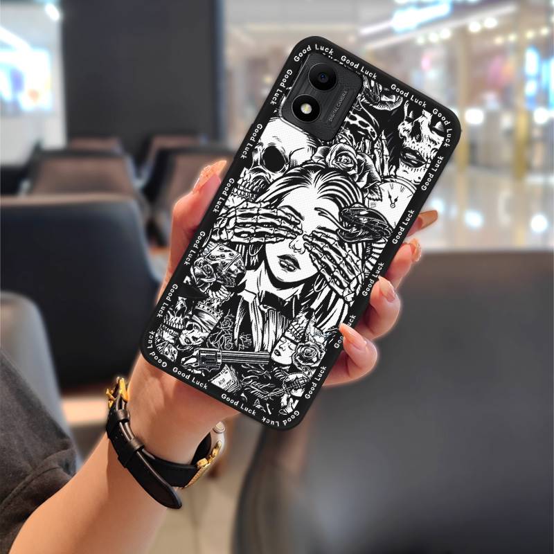 Anti-knock Soft Case Phone Case For TCL 305i/5164D TPU Back Cover Durable Fashion Design Cute Protective Full Wrap