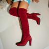 Fashion Over-the-knee Boots Women's 2025 Fall/Winter New Pointed Toe Stiletto Heel Stretch All-match Tall Boots
