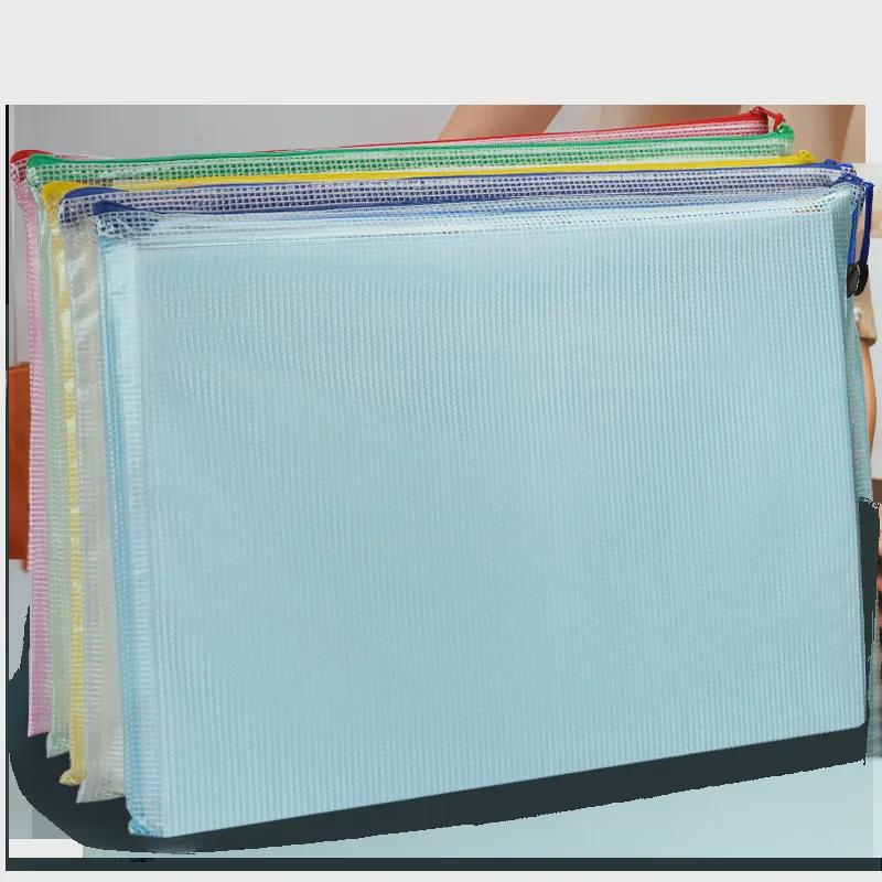 Large Capacity Transparent Waterproof File Bag for 8K Drawing and A3 Storage