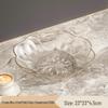 Ru Han Light Luxury Floral Acrylic Fruit Plate