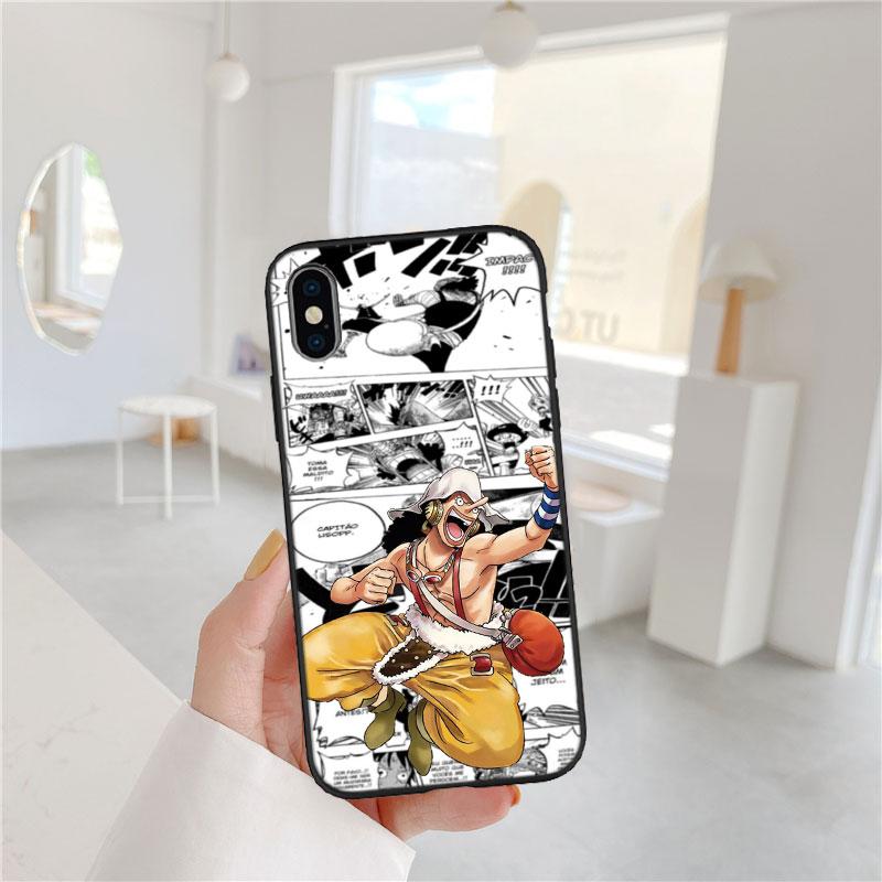 One Piece GOD Usopp Soft Shell Phone Case for Redmi Note 8 9 Pro Max 9S 9T 9C NFC 8T 8A 10A A4