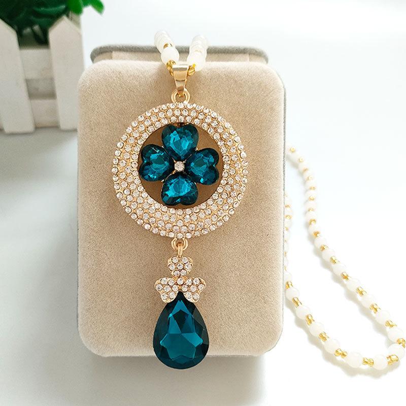 Korean Version of Internet Celebrity Sweater Chain Necklace Fashion Versatile High Sense Women's Long Pendant Accessories Pendant