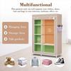 Dormitory Simple Cloth Wardrobe Reinforced Steel Tube Assembly Dust-Proof Storage Closet