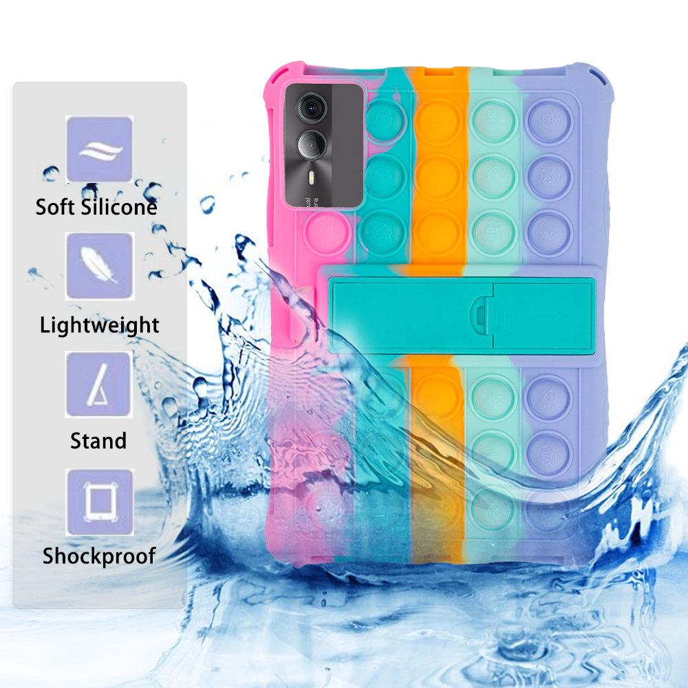 Weiche Bubble Stand Hülle für Blackview Tab 90 Wifi 2025 Schultergurt Schutz Kinder Tablet Hülle