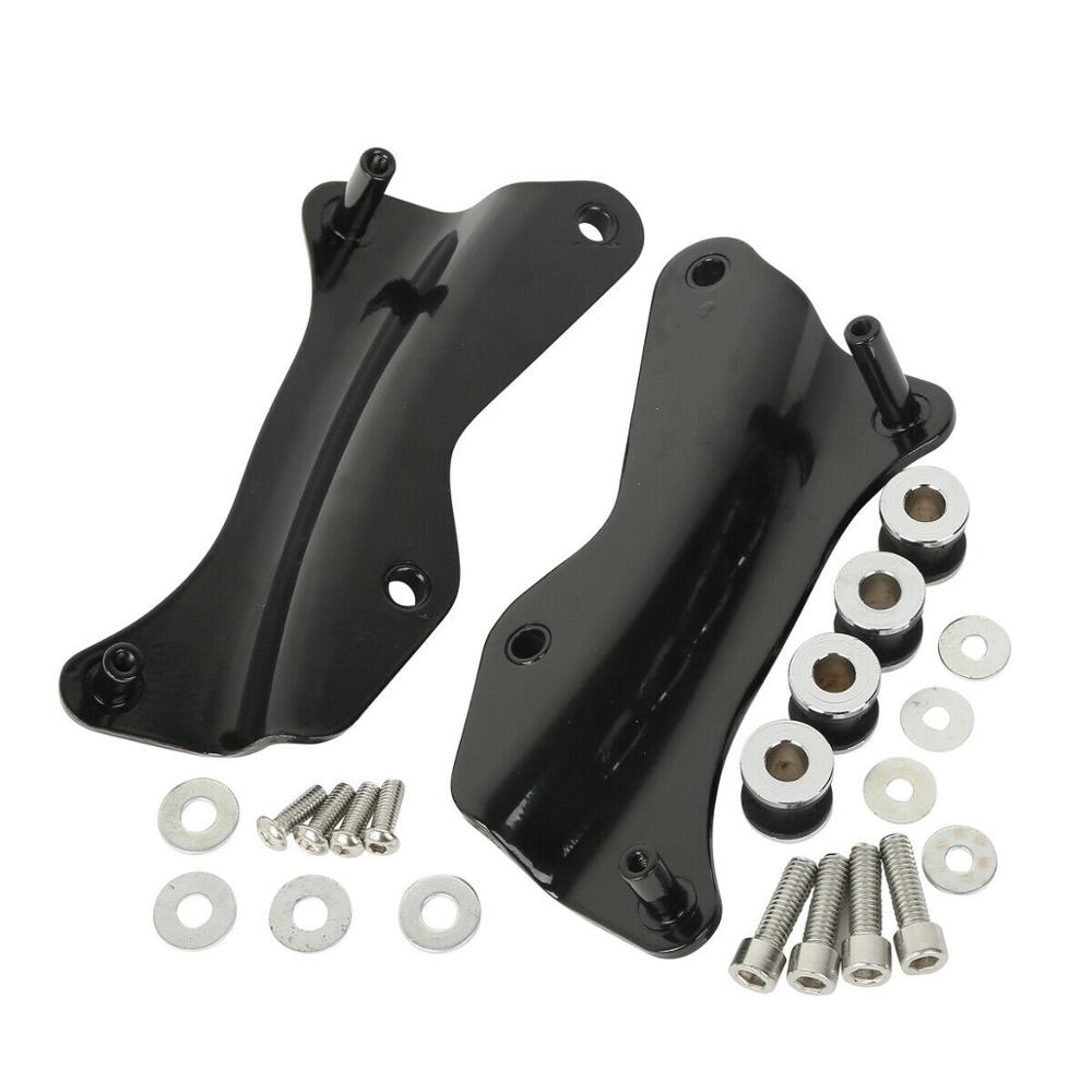Motorcycle Backrest Sissy Bar Luggage Rack Docking Kit For Harley Touring Road King Road Glide Electra Glide 2009-2024